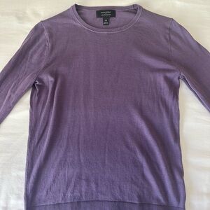Banana Republic Factory Forever Crew-Neck Sweater. Size XS. Figgy Pudding